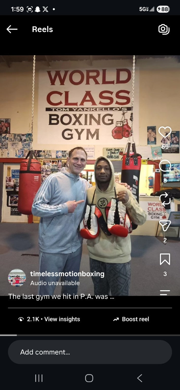 Visiting boxing gyms